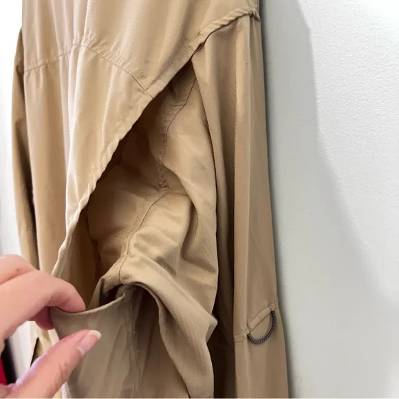 Columbia Tan Lightweight Utility Jacket Omni-Shade - Picture 14 of 14